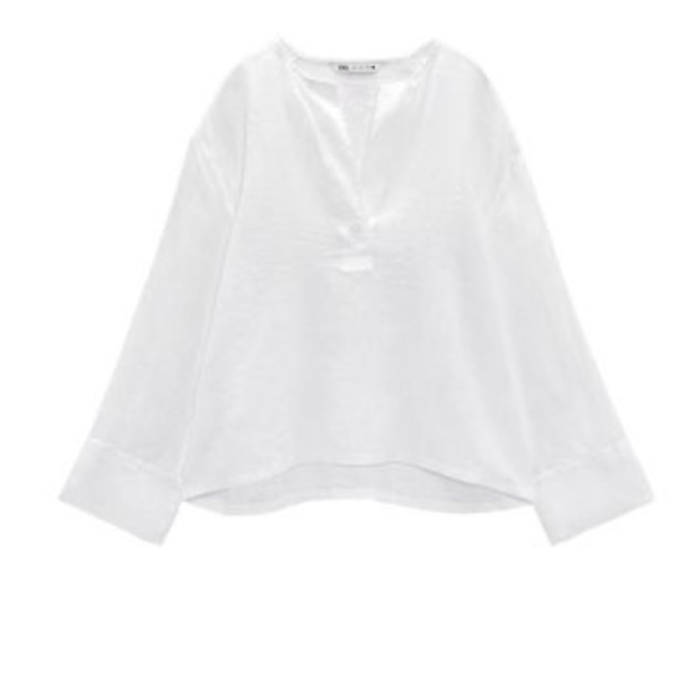 White Long Sleeve Blouse